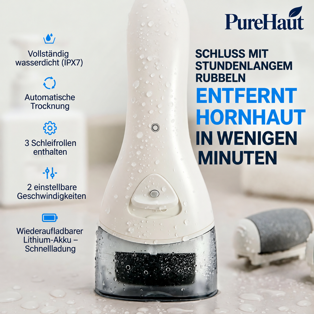 PureHaut Cleanfeet Hornhautfeile